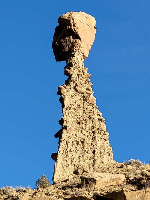 A rock tower in Floy Canyon.