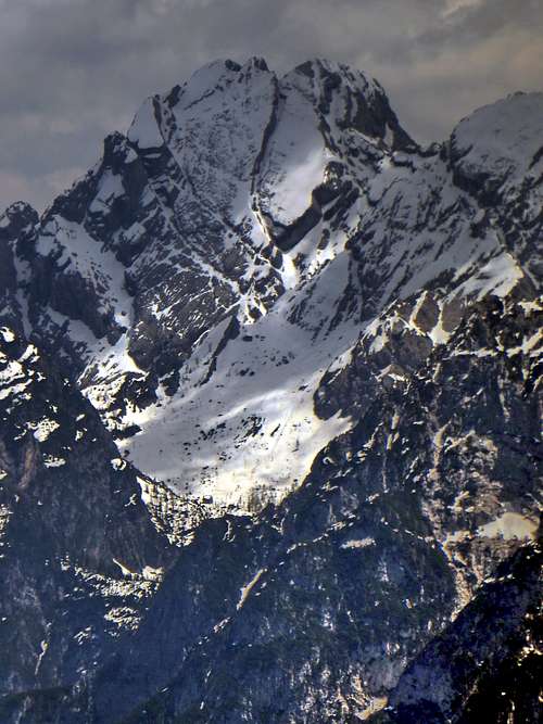 Monte Brentoni seen from Auronzo refuge at 3 Cime di Lavaredo