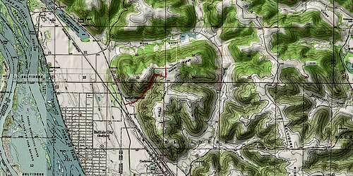 Huber Ridge Map