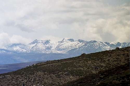 Some of the peaks in Macizo...