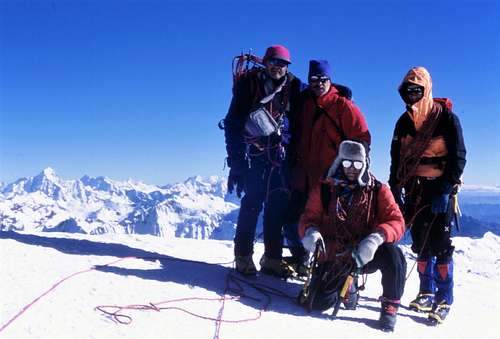 Summit of Tocllaraju 6032 m