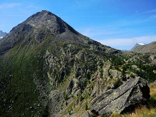 Pointe de la Roley seen from the summit of Parete del Nivolet