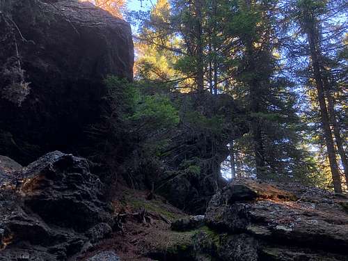 Gfällkogel - the summit rock
