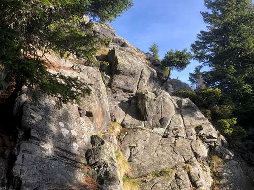 Schwarzkogel - the summit rock
