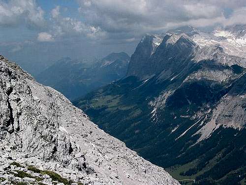 Zugspitze and Ehrwalder Alm...