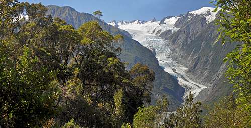 Hike to Alex Knob 21 pan (Franz Josef Glacier from Rata Lookout) 2160