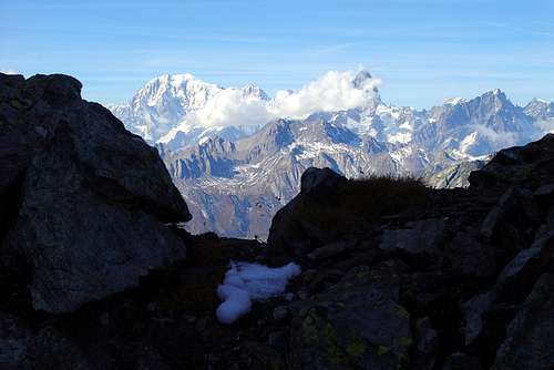 Mont Chenaille ... To M. Blanc, Grandes Jorasses, Leschaux & Greuvetta