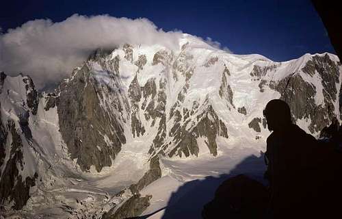 The Brenva Face of Mont Blanc.