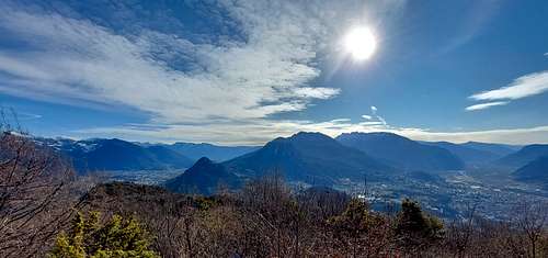 Pano from Monte Calisio
