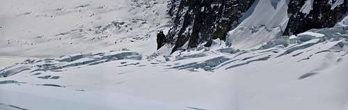 Mont Blanc Crevasses