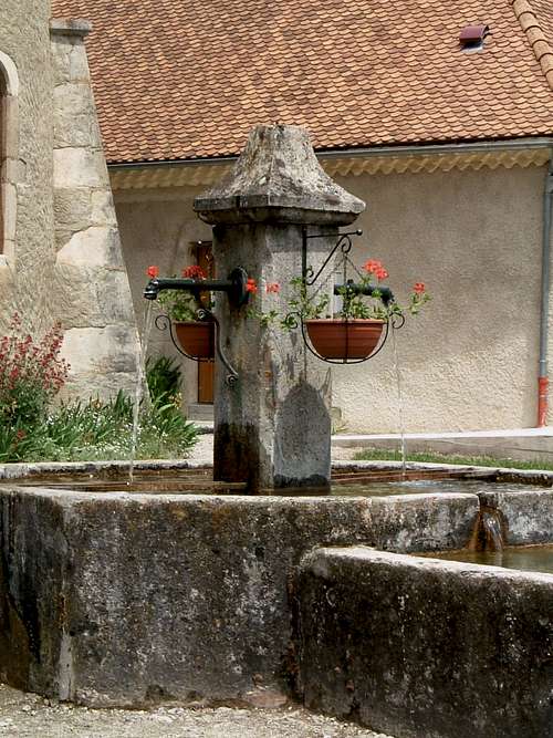 Fountain in Chichilianne, Vercors