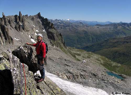 Summit of Hannibal Turm, Uri Alps