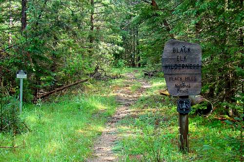 Black Elk Wilderness Entry on Trail 3