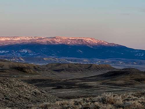 Grand Mesa as viewed from Gunnison Bluffs