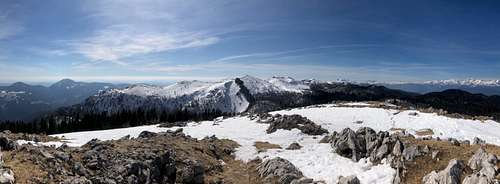 Panorama view from Kosmati vrh
