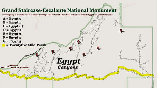 EGYPT CANYONS OF GRAND STAIRCASE-ESCALANTE NATIONAL MONUMENT, UTAH