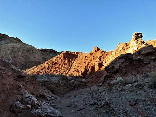 Red colored narrows