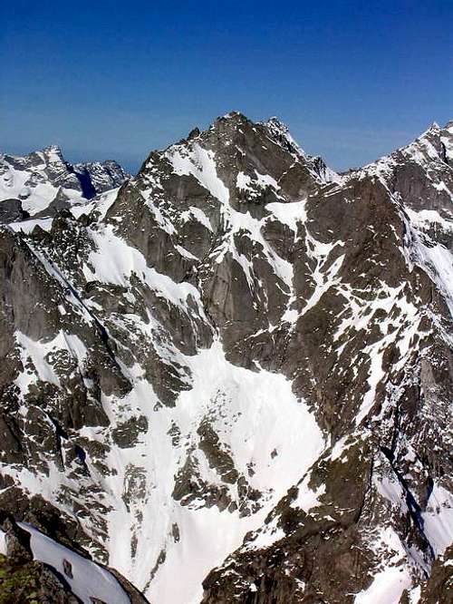 The east face senn from Punta...