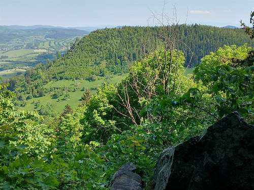 Gomólnik Mały from Rogowiec in June