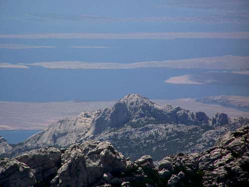 The Adriatic See - as seen from the highpoint of Velebit
