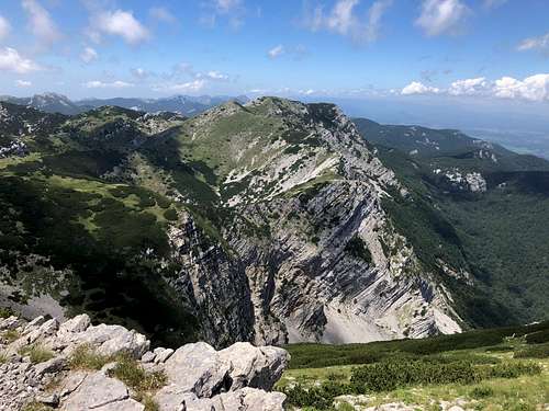View from Vaganski vrh