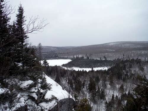 Lake Oberg from Oberg Mountain