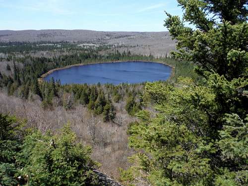 Oberg Lake from Oberg Mountain