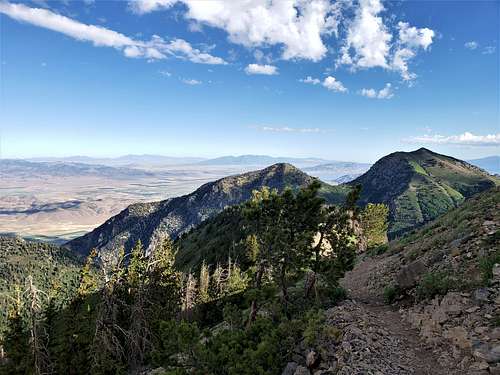Utah Lake between Bald Mountain and Peak 10421 ft
