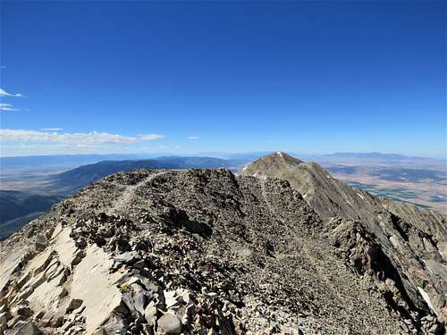 Looking south from the summit of Mt. Nebo