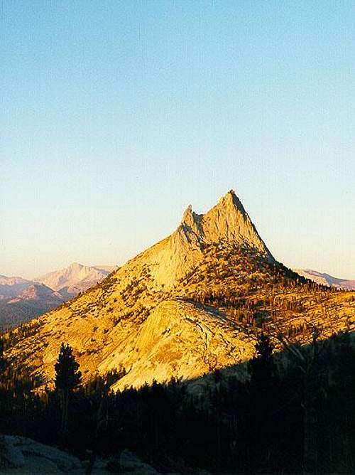 Cathedral Peak near dusk from...