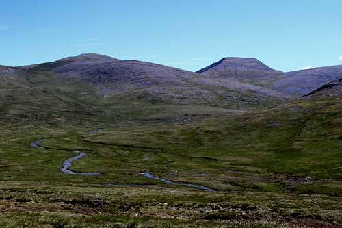 Sgor an Lochain Uaine (1258m) and Cairn Toul (1291m)