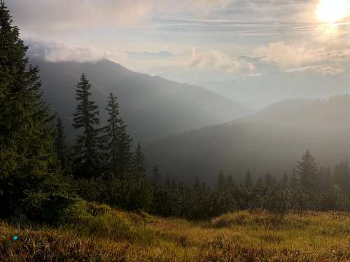 Morning in the Low Tatras