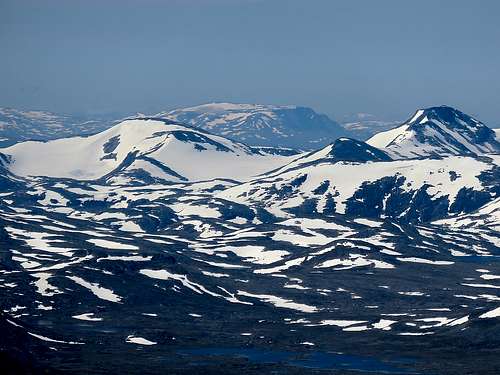 Arctic landscape of Jotunheimen