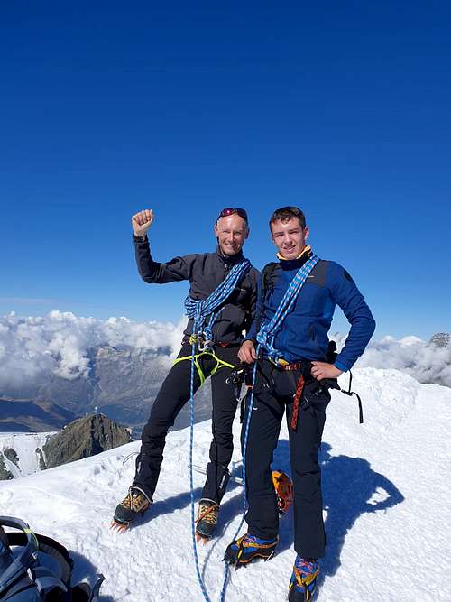 patrick and his son breithorn