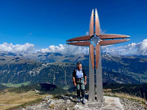 On the summit of Jaufenspitz