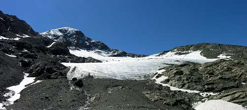 Tessonet Glacier and Punta Tersiva