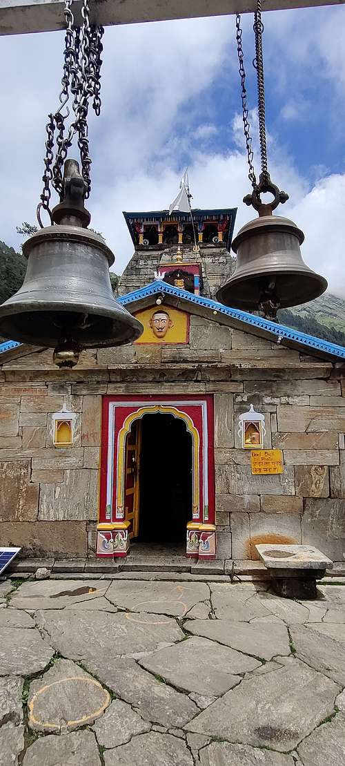 MadhyaMaheshwar Temple with Bells