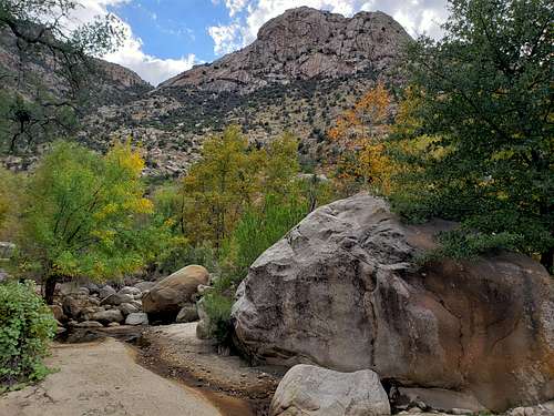 Bottom of Romero Canyon