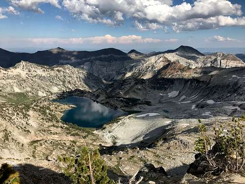 Glacier Lake from summit of Eagle Cap Mt.