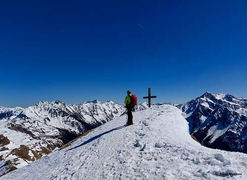 Fleckner, reaching the summit