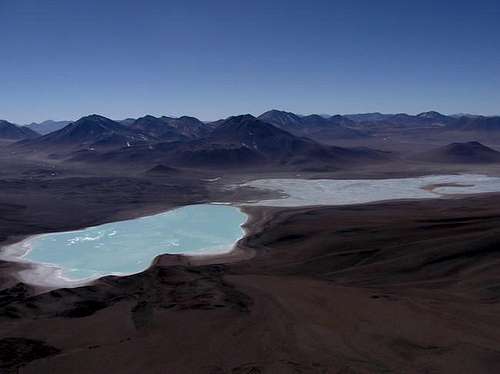 View of Laguna Verde and...