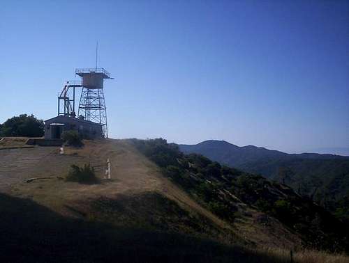 The summit lookout tower.