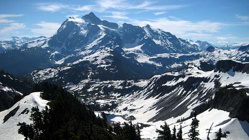 Mount Shuksan from Mazama Dome