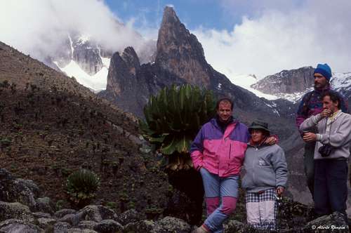 Mount Kenia Expedition 1989 at Mackinder's Camp