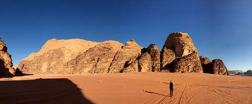 Wadi Rum - Fifty shades of Red.
