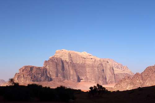 Jebel Umm al-Ishrin (1753m) Wadi Rum, Jordan