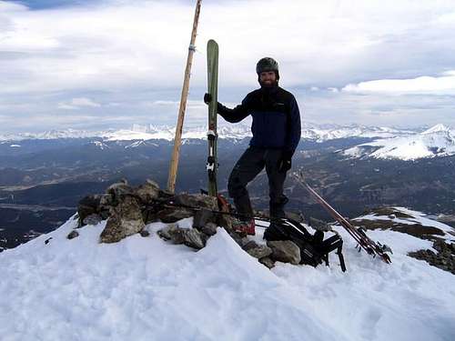 The summit of Peak 10 with...