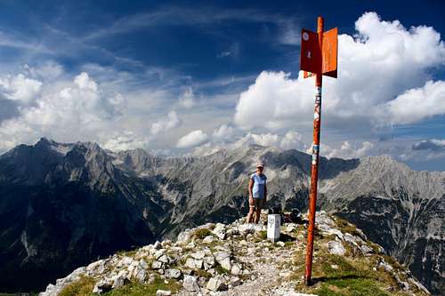 Summit of Große Arnspitze (2196m), Austria