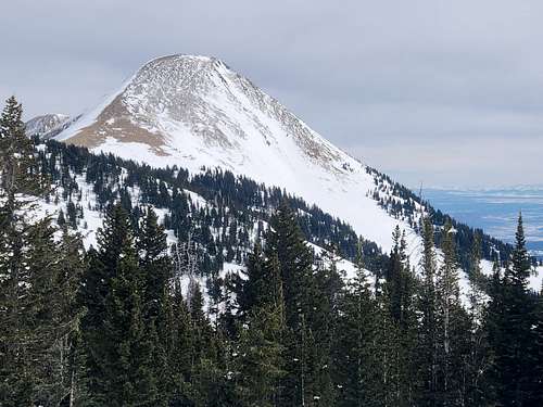 Mount Tomasaki as seen from near Burro Pass