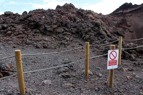 Volcan Teneguia, La Palma - closed
